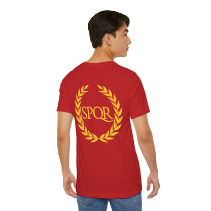 SPQR Roman Empire - Ancient Rome - Double Sided SPQR T-shirt