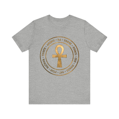 Egyptian Gods the Ancient Gods of Egypt Ankh T-Shirt