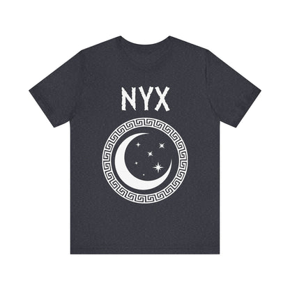 Nyx Greek Goddess of Night Symbol T-shirt