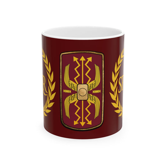 SPQR Roman Empire - Double Sided Ceramic Mug (11oz, 15oz)