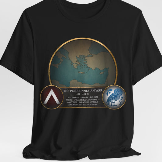 Battles of the Peloponessian War - Athens vs Sparta T-Shirt