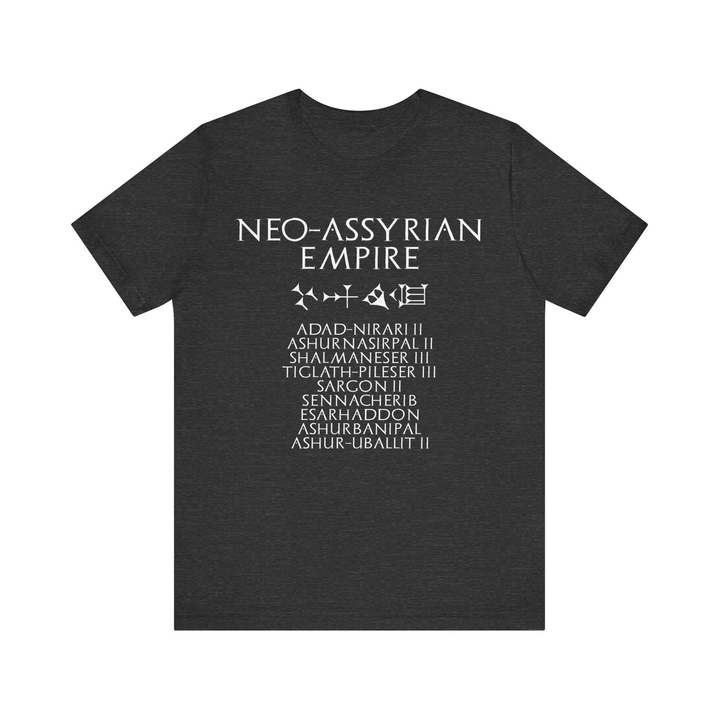 Neo-Assyrian Empire - Neo-Assyrian Kings and Cuneiform Assyria T-Shirt