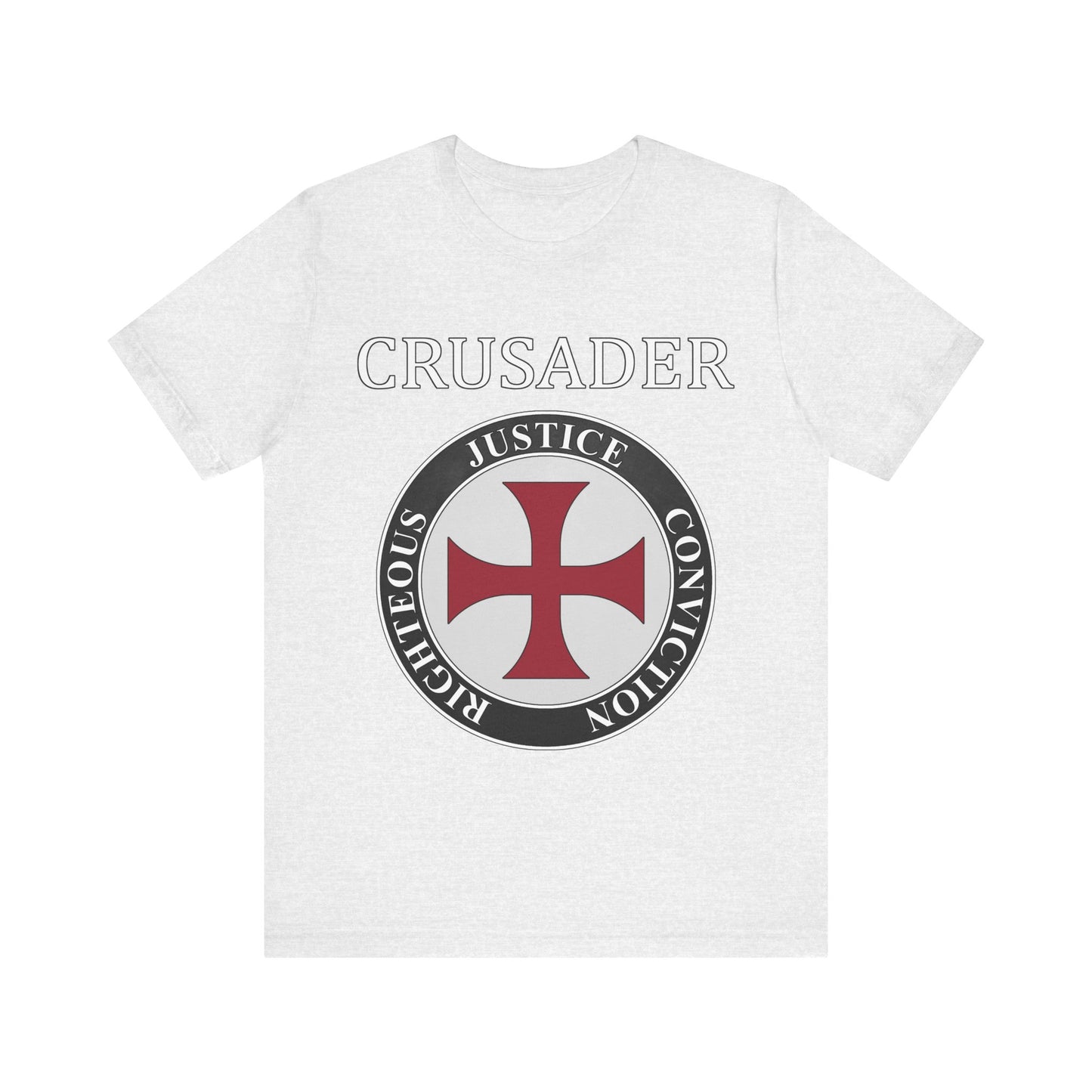 Crusader Symbol - Medieval Knight Shield Virtues T-shirt