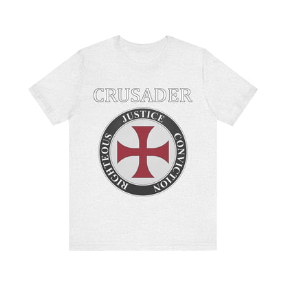 Crusader Symbol - Medieval Knight Shield Virtues T-shirt