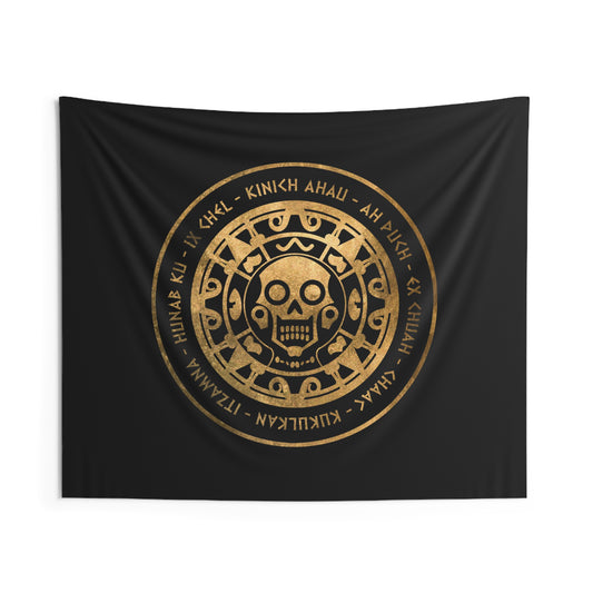 Mayan Gods - Ancient Maya Pantheon Indoor Wall Tapestry 60" x 50"