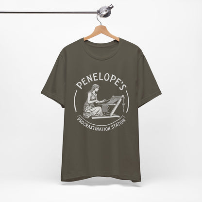 Penelope's Procrastination Station - The Odyssey - Funny Greek Mythology T-shirt