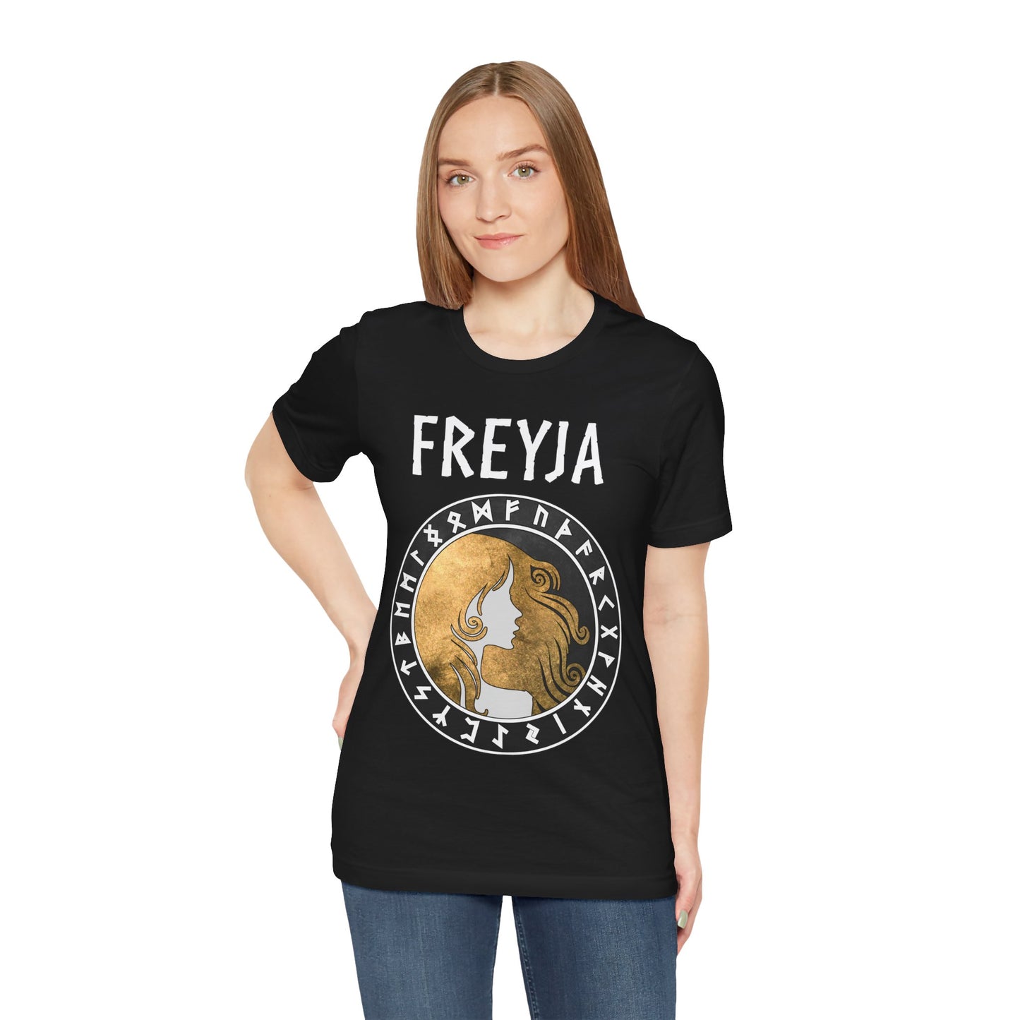 Freyja Norse Goddess of Love, Battle and Fertility Symbol T-shirt