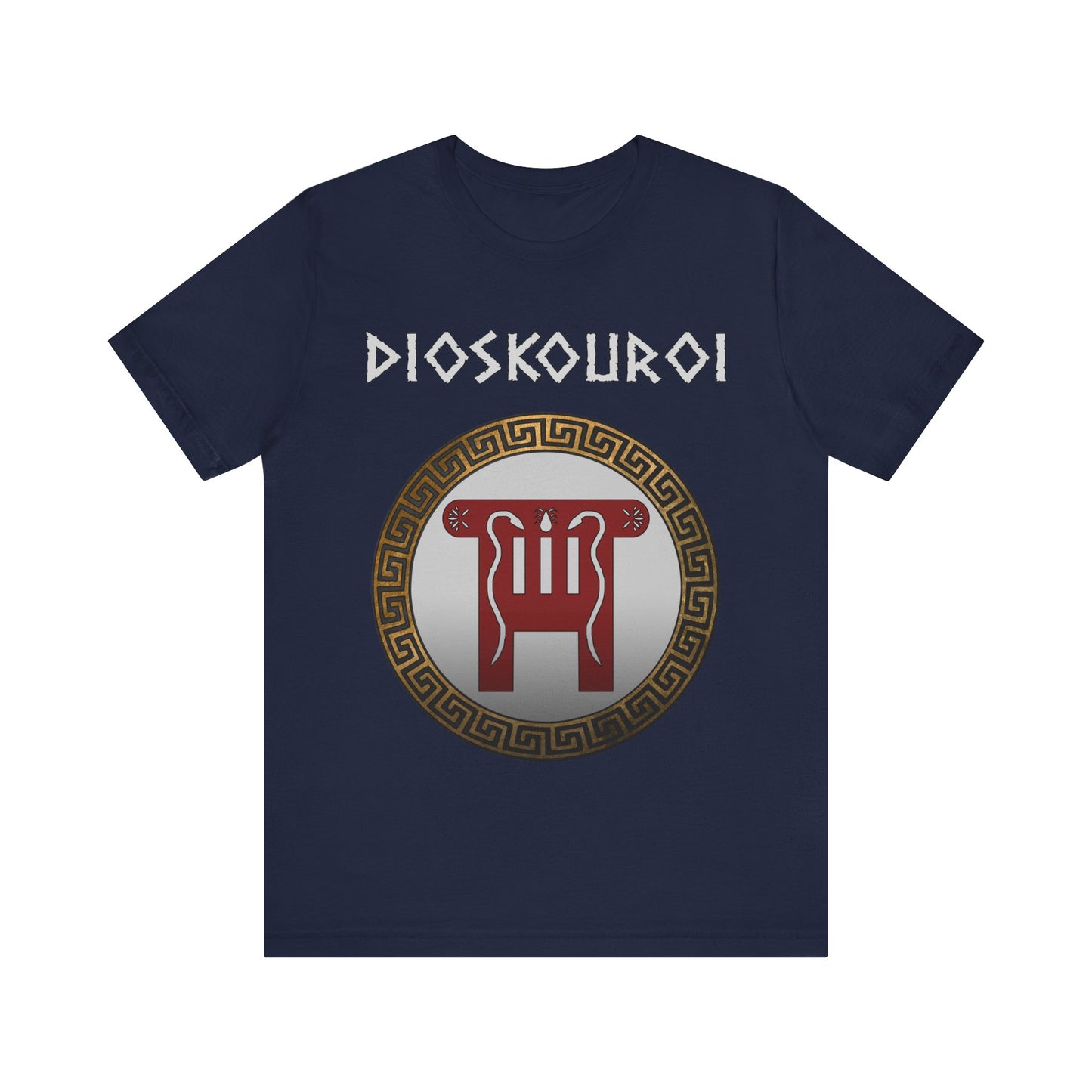 Dioskouroi Castor and Pollux Dokana Symbol - Greek Mythology Dioscuri T-shirt