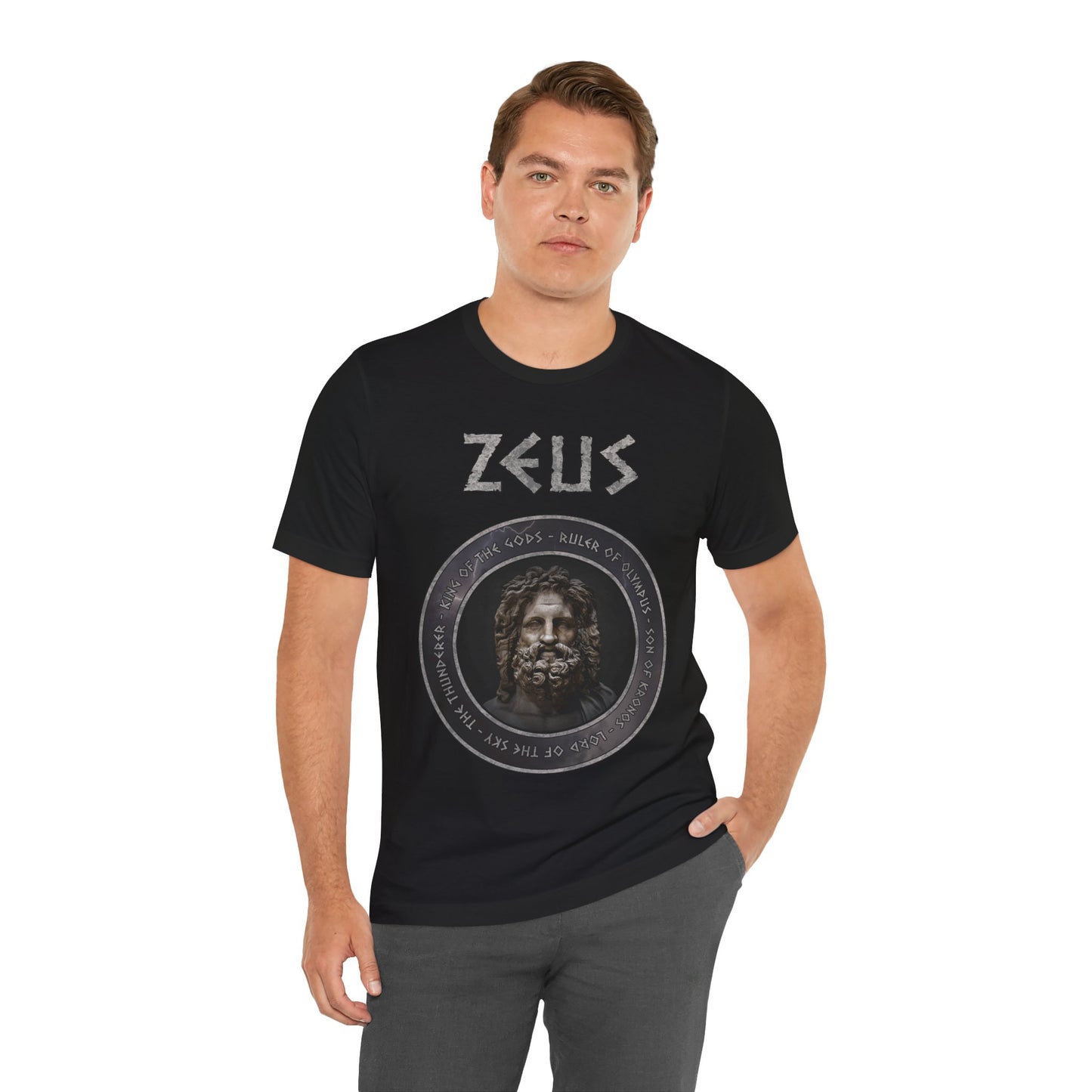 Zeus - Ancient Greek God - Zeus the Lord of Olympus and King of the Gods - Greek Mythology T-shirt