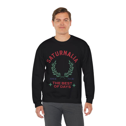 Saturnalia - Ancient Roman Holiday - The Best of Days - Santurnalia Unisex Heavy Blend™ Crewneck Sweatshirt