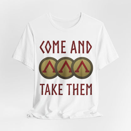 Sparta Molon Labe Come and Take Them Phalanx T-shirt