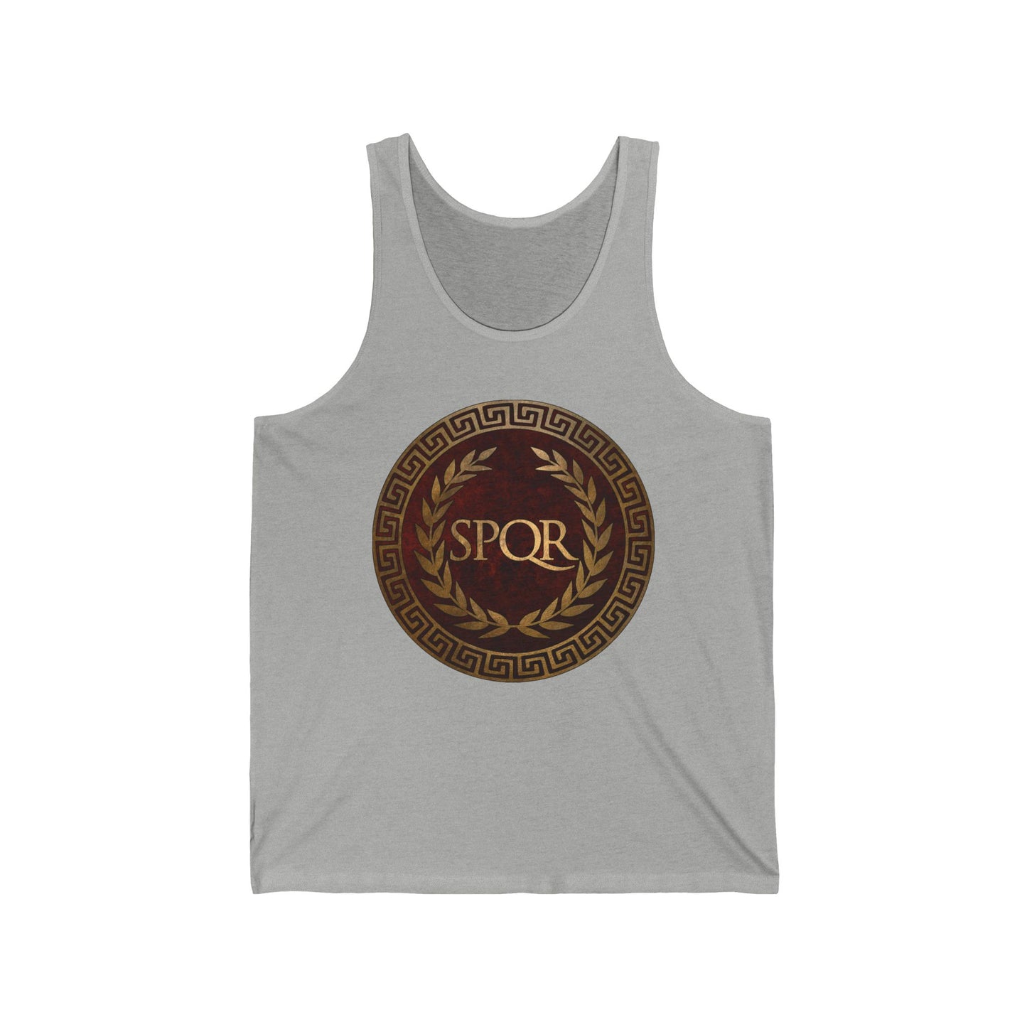 SPQR Symbol of Ancient Rome Tank Top - Unisex Jersey Tank Top