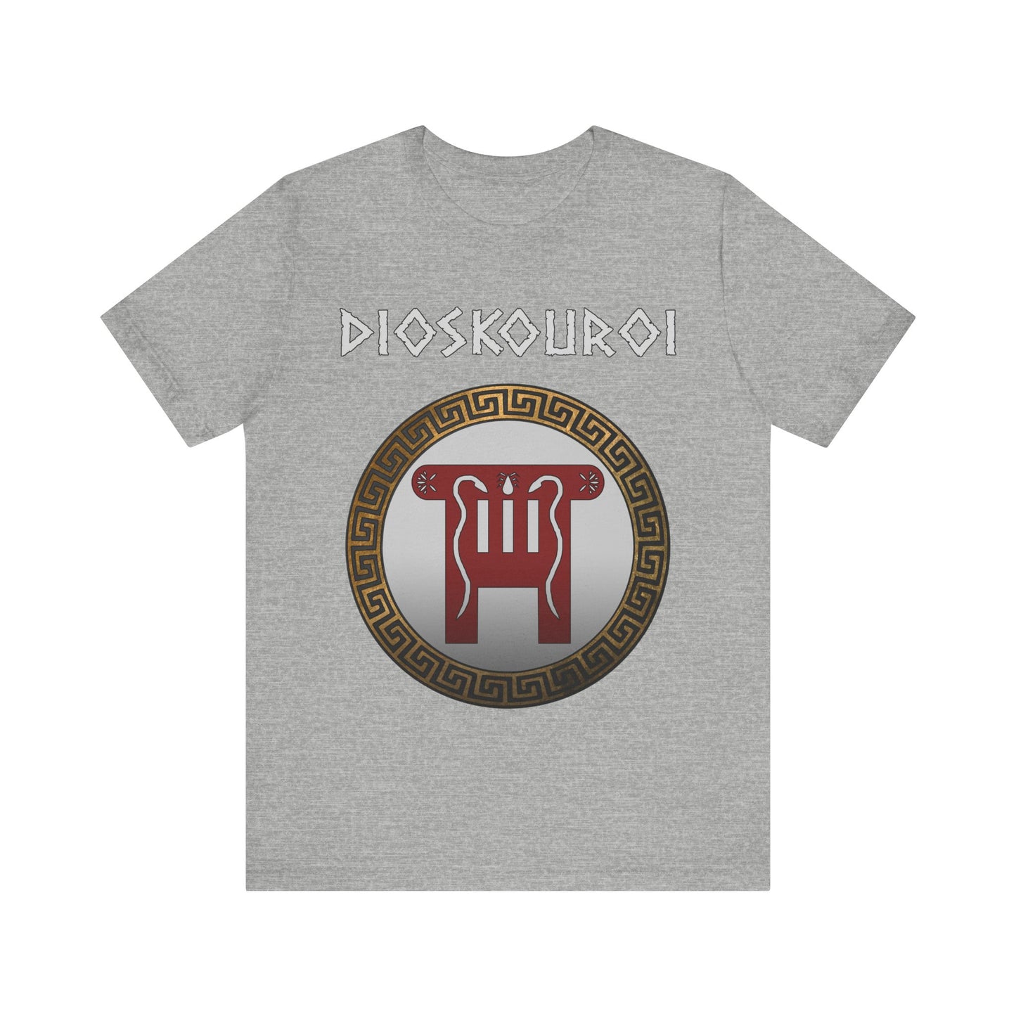 Dioskouroi Castor and Pollux Dokana Symbol - Greek Mythology Dioscuri T-shirt