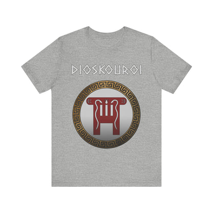 Dioskouroi Castor and Pollux Dokana Symbol - Greek Mythology Dioscuri T-shirt