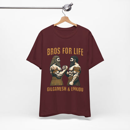 Gilgamesh and Enkidu Bros for Life - Epic of Gilgamesh Funny History T-shirt