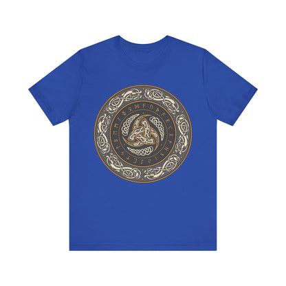 Horns of Odin Triskelion with Runes T-shirt