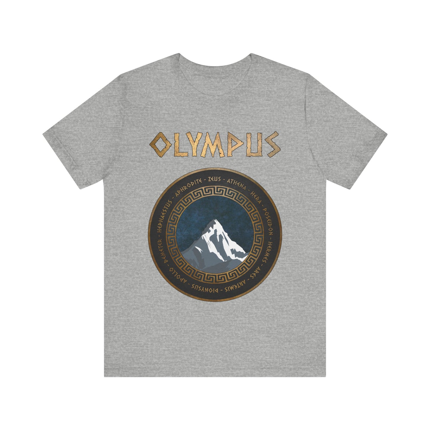 The Twelve Olympians Greek Gods and Goddesses - Mount Olympus T-Shirt