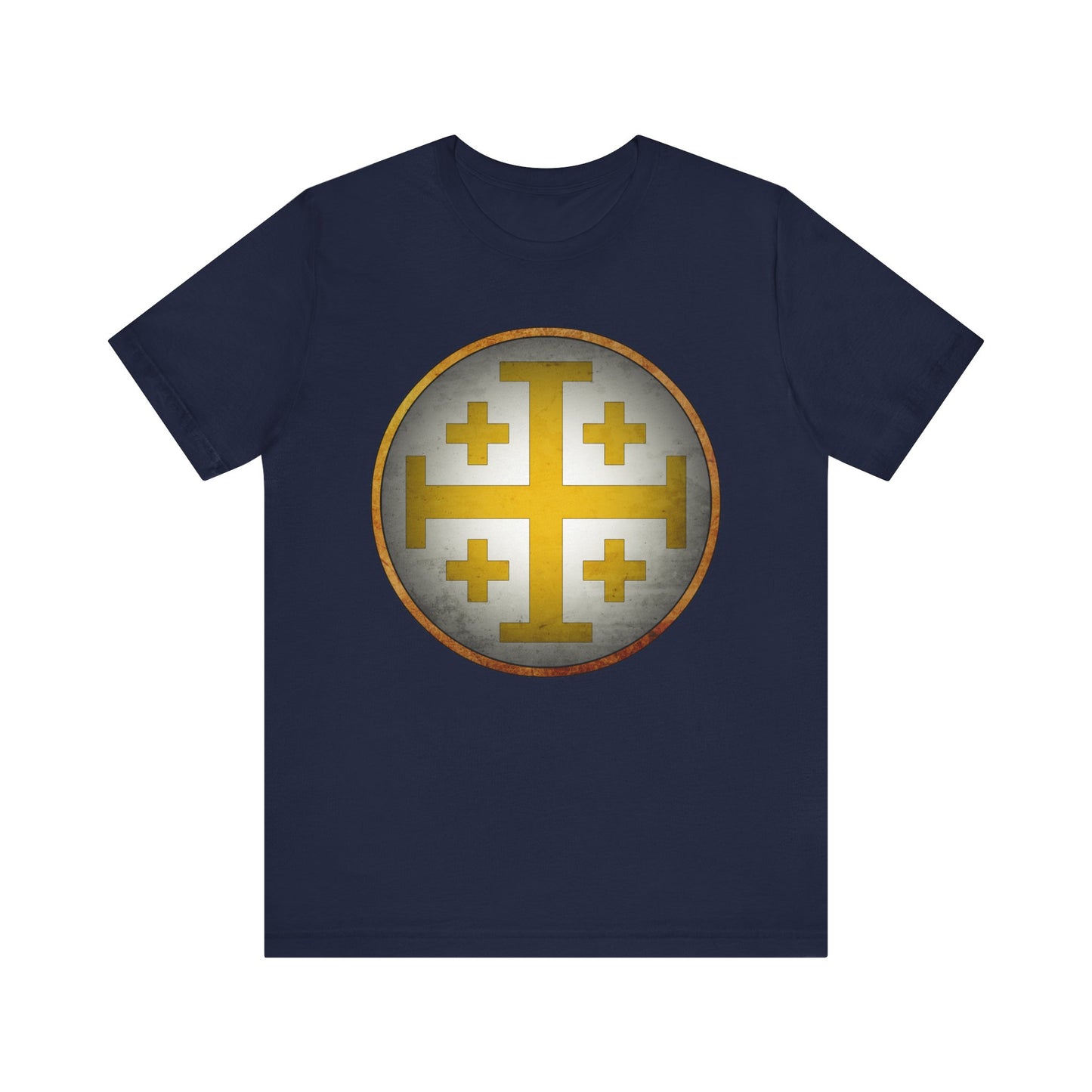 Jerusalem Heraldry - Medieval Jerusalem Cross T-shirt