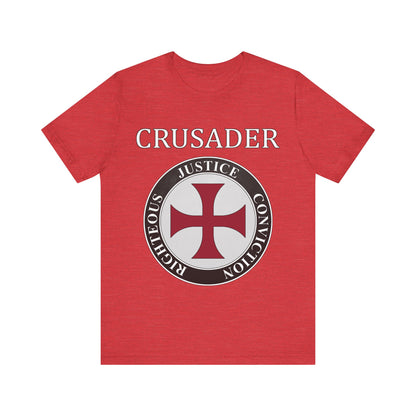 Crusader Symbol - Medieval Knight Shield Virtues T-shirt