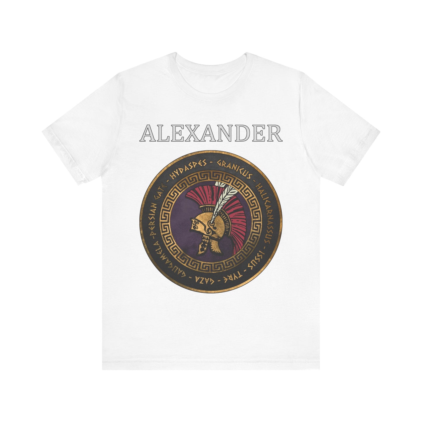 Alexander the Great Famous Battles Ancient Greek History T-shirt