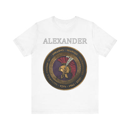 Alexander the Great Famous Battles Ancient Greek History T-shirt