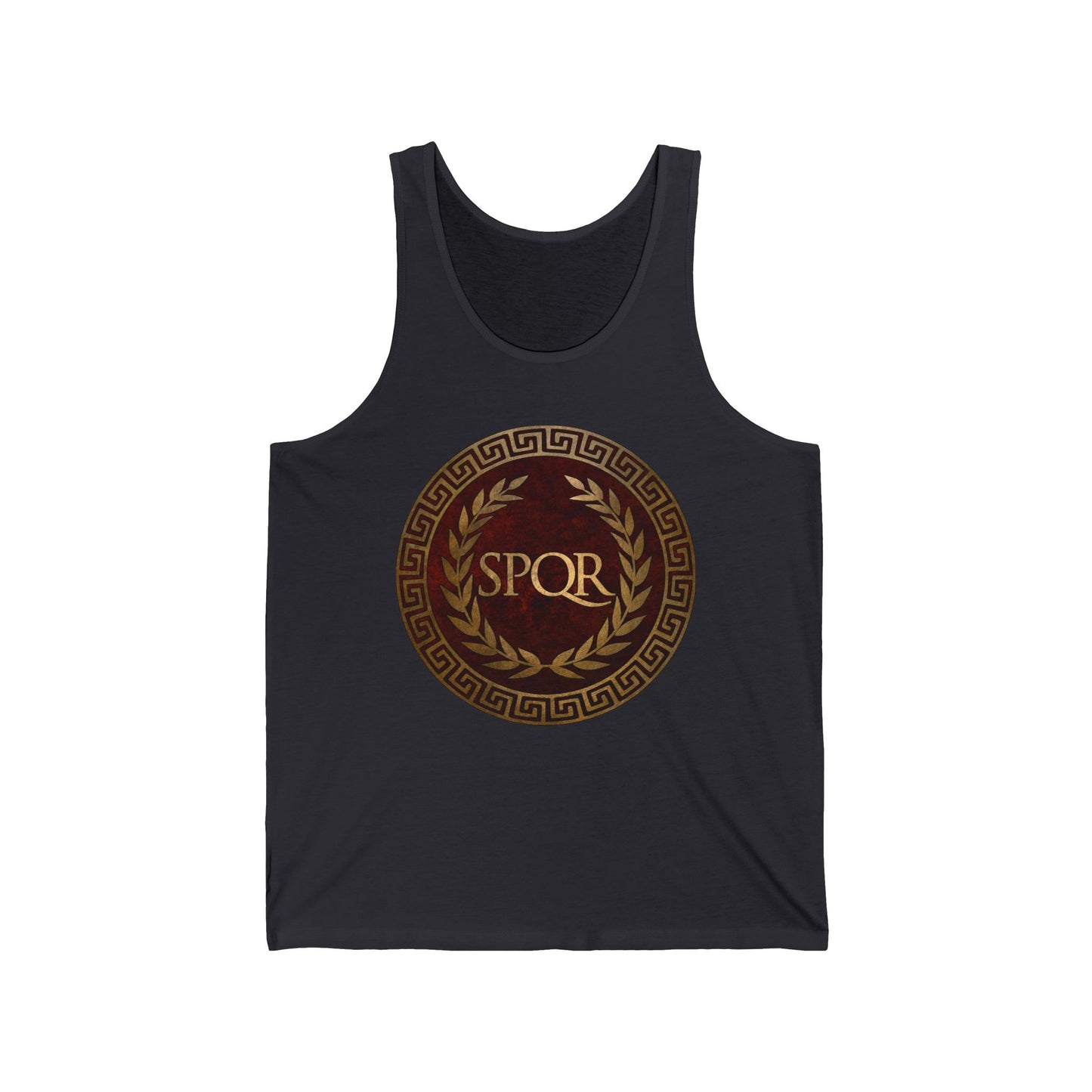 SPQR Symbol of Ancient Rome Tank Top - Unisex Jersey Tank Top