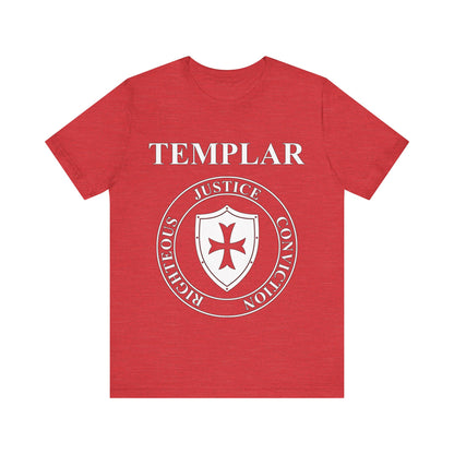 Templar Virtues of the Knights Templar Shield T-shirt