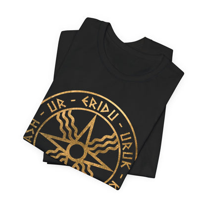 Sumer Ancient Mesopotamian Cities God Utu Symbol T-Shirt