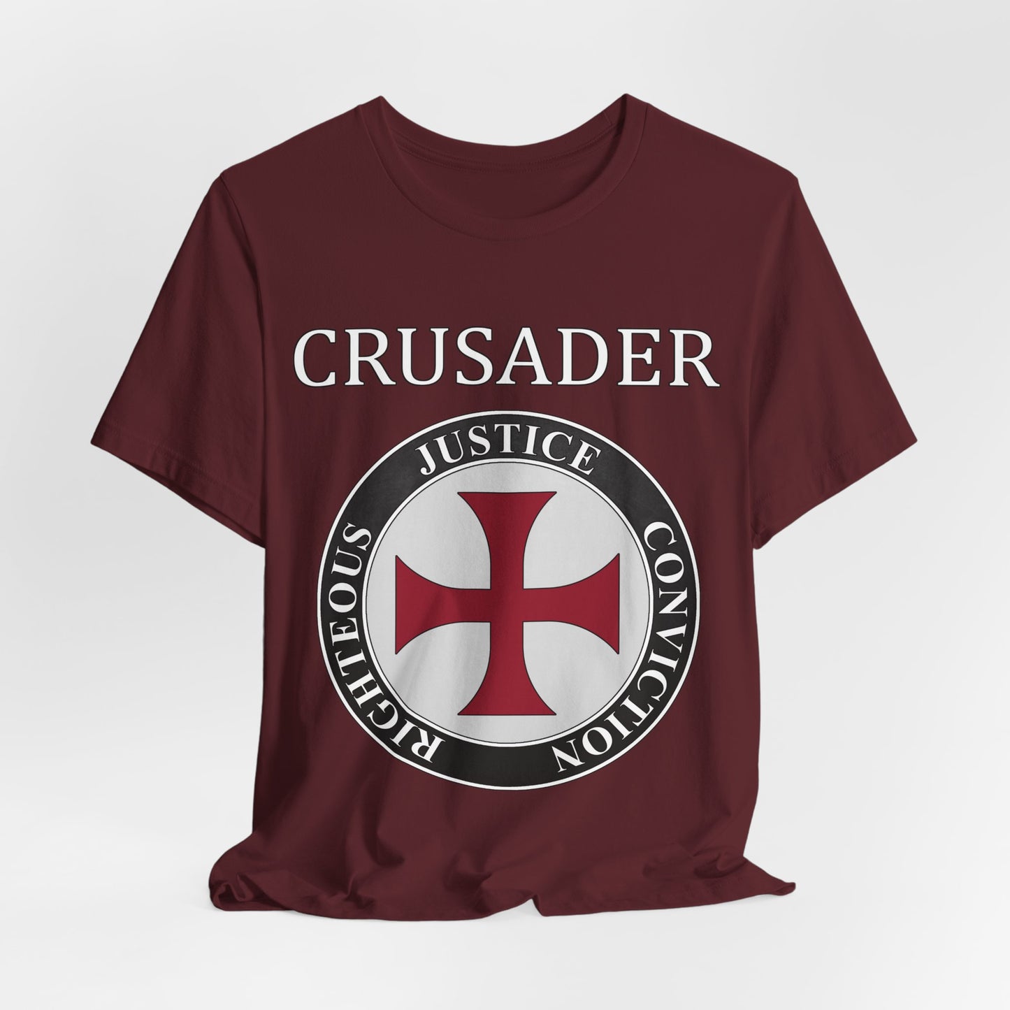 Crusader Symbol - Medieval Knight Shield Virtues T-shirt