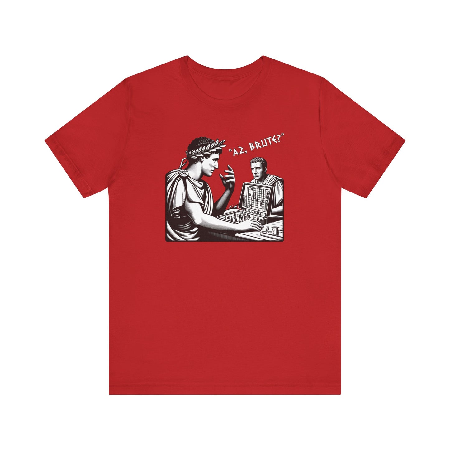 Caesar and Brutus Boardgame - Et tu, Brute? Pun - Ancient Roman Battleship - Funny History T-shirt