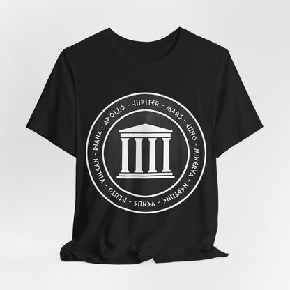 Roman Pantheon - Gods and Goddesses of Ancient Rome T-Shirt