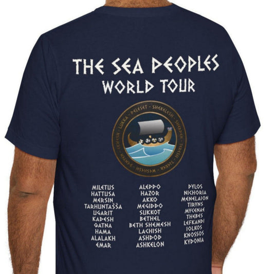 Sea Peoples World Tour - Bronze Age History Meme - Funny History Double Sided T-shirt