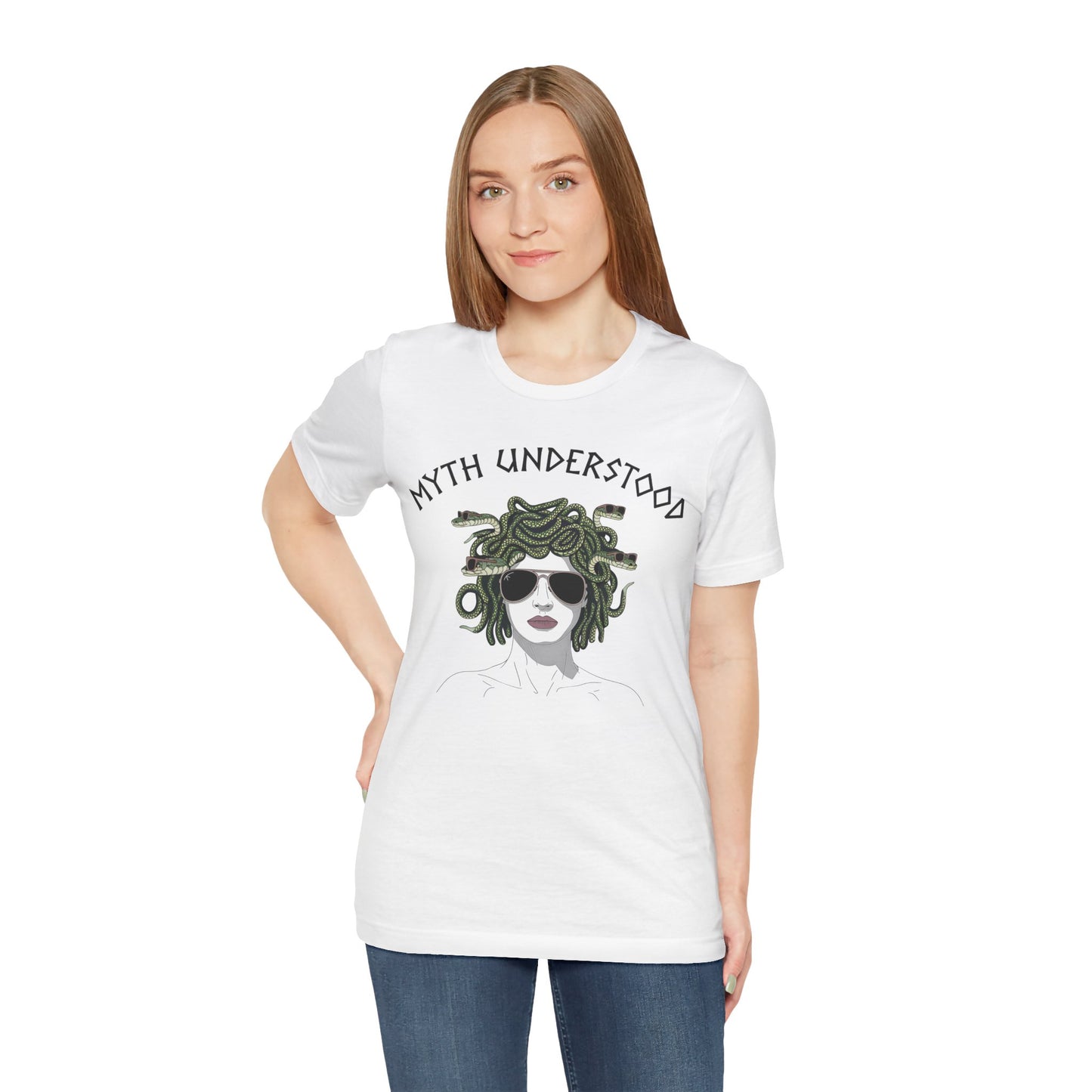 Medusa Myth Understood  - Funny Greek Mythology T-Shirt