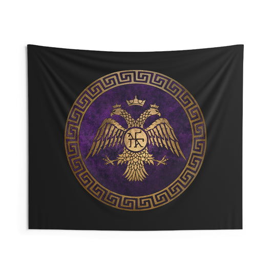 Byzantine Empire Byzantium Symbol of Constantinople Indoor Wall Tapestry 60" x 50"