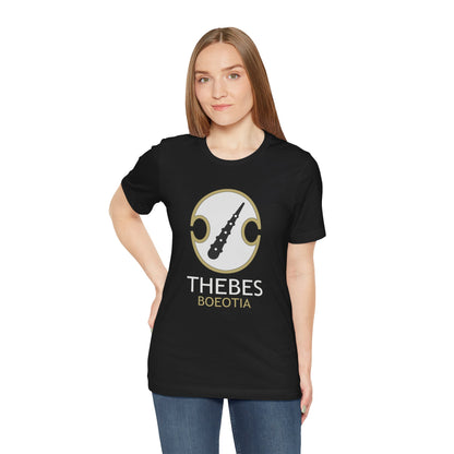 Thebes - Ancient Boeotia Greece - Boeotian Shield - Theban Sacred Band T-Shirt