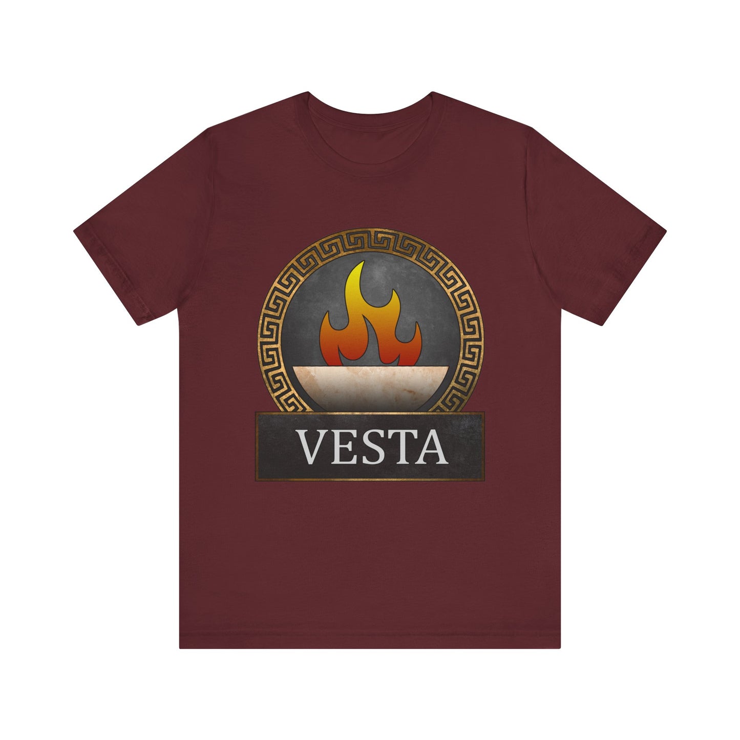 Vesta Roman Goddess of Hearth and Home Symbol  - Roman Mythology T-shirt