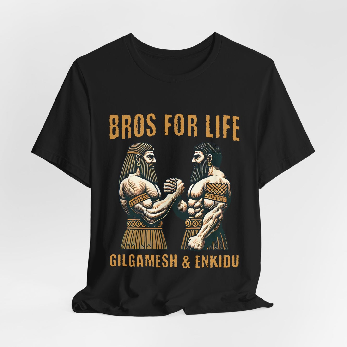 Gilgamesh and Enkidu Bros for Life - Epic of Gilgamesh Funny History T-shirt