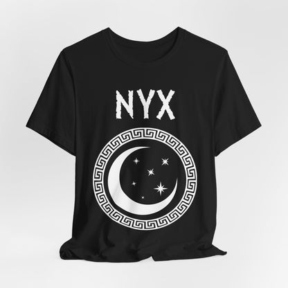 Nyx Greek Goddess of Night Symbol T-shirt