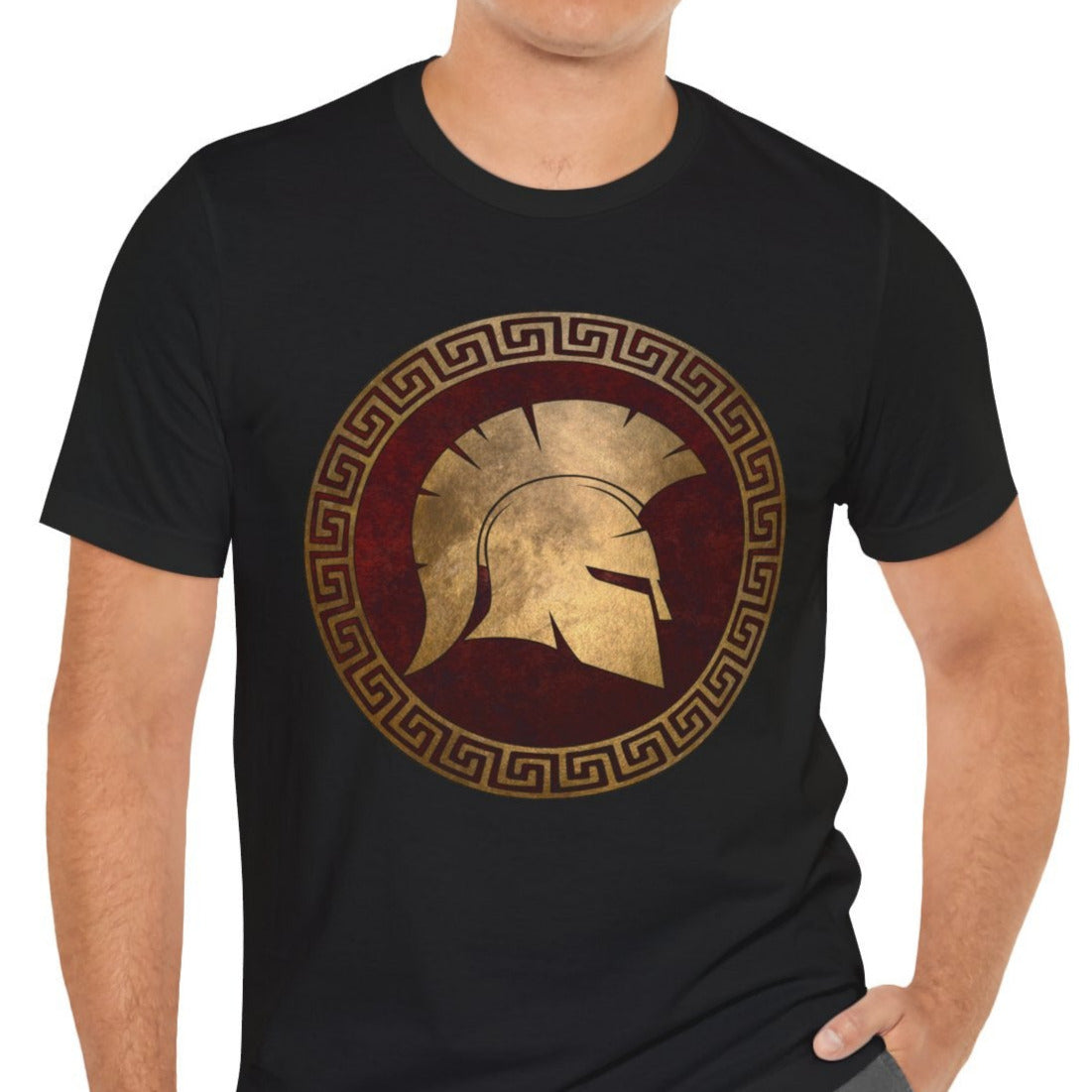 Sparta - Corinthian Helmet Symbol - Lacedaemonian Spartan T-shirt