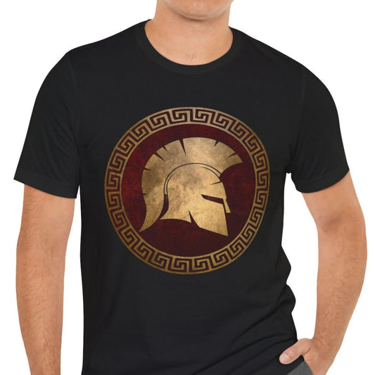 Sparta - Corinthian Helmet Symbol - Lacedaemonian Spartan T-shirt