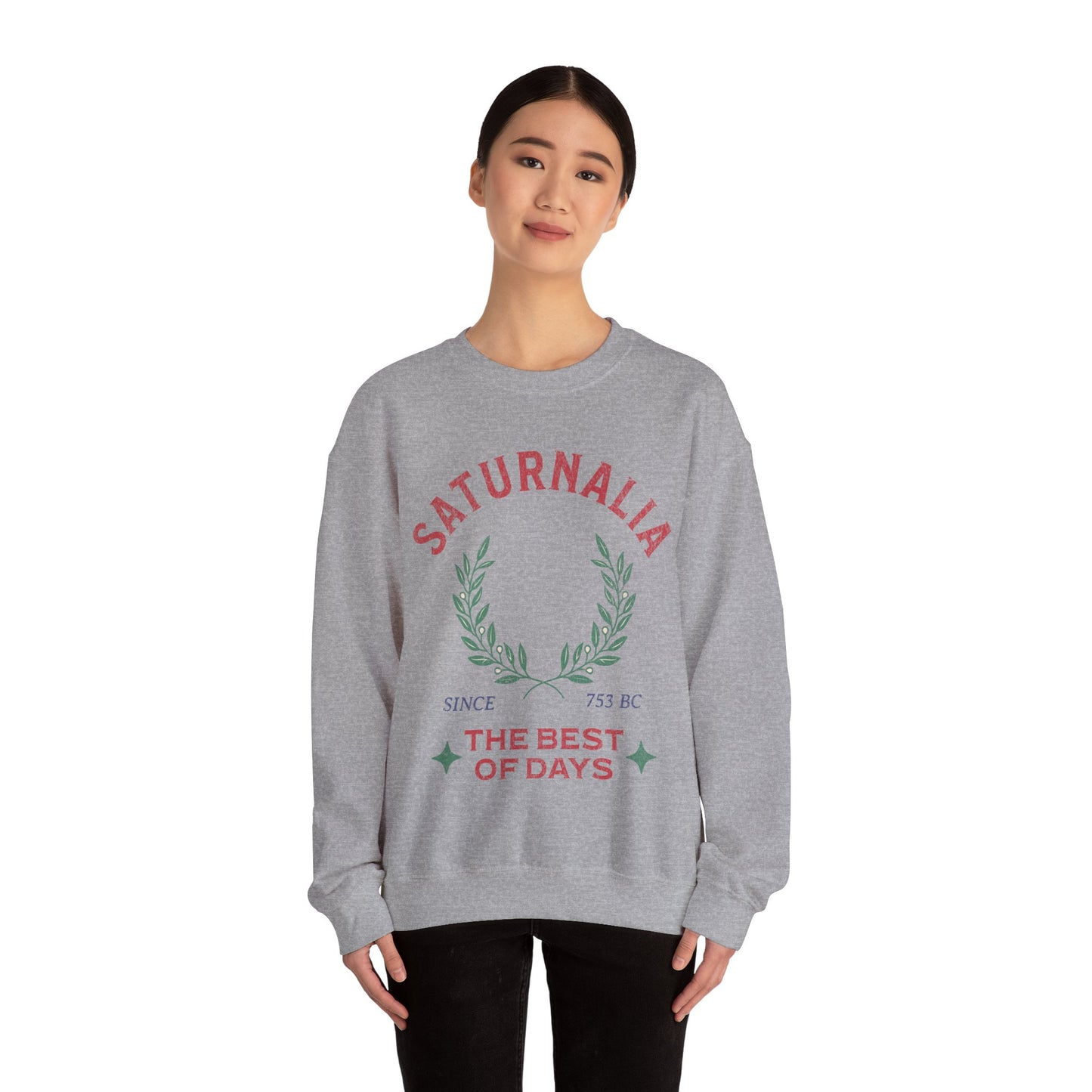 Saturnalia - Ancient Roman Holiday - The Best of Days - Santurnalia Unisex Heavy Blend™ Crewneck Sweatshirt