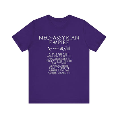 Neo-Assyrian Empire - Neo-Assyrian Kings and Cuneiform Assyria T-Shirt