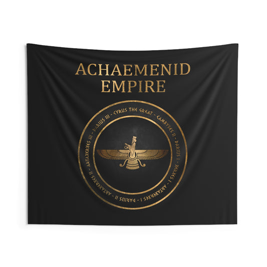 Achaemenid Persian Empire - The Great Kings of Persia - Ancient Persian History Indoor Wall Tapestry 60" x 50"