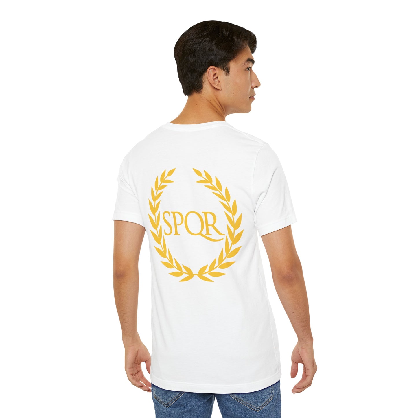 SPQR Roman Empire - Ancient Rome - Double Sided SPQR T-shirt