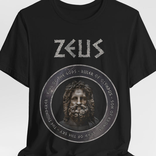 Zeus - Ancient Greek God - Zeus the Lord of Olympus and King of the Gods - Greek Mythology T-shirt