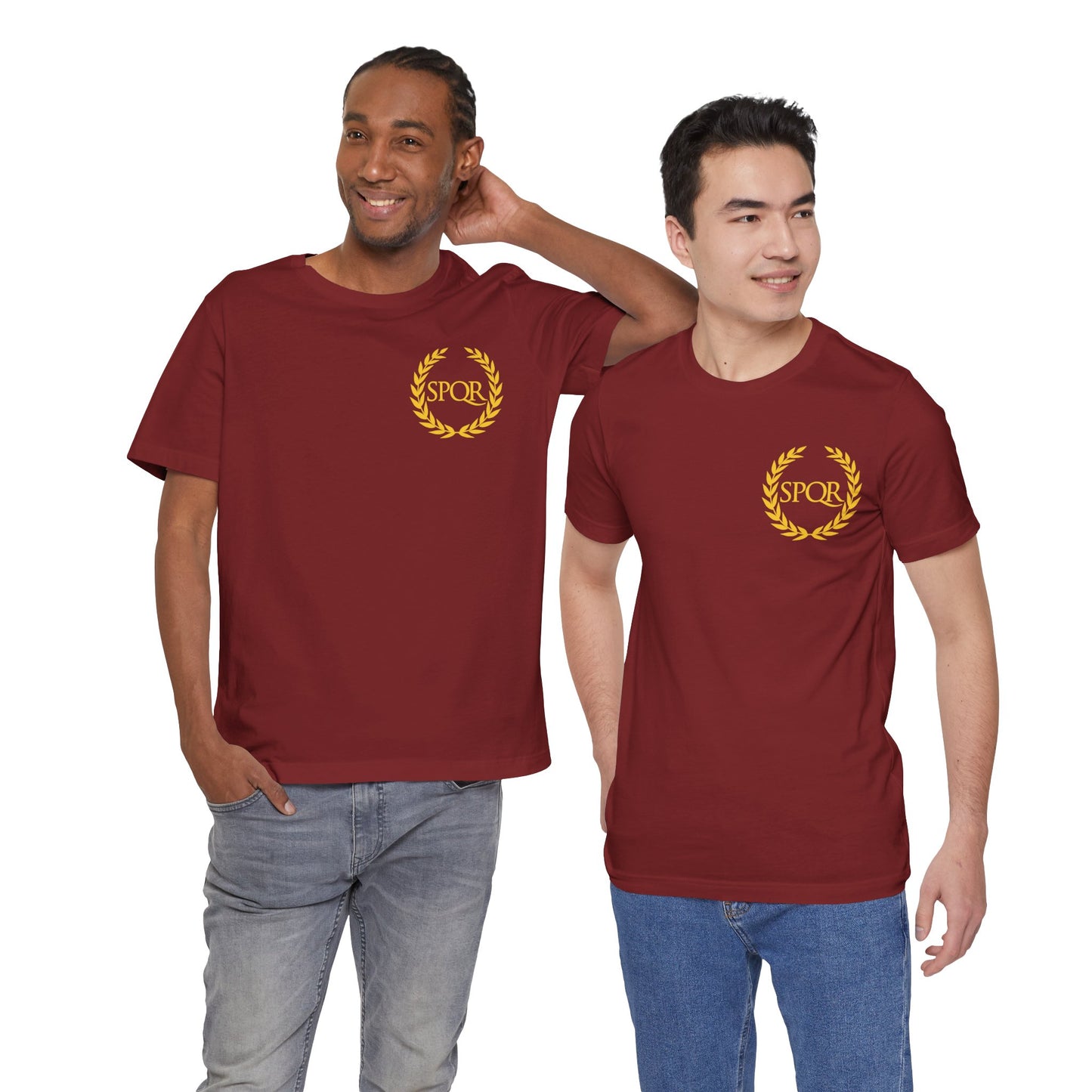 SPQR Roman Empire - Ancient Rome - Double Sided SPQR T-shirt