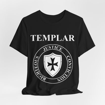 Templar Virtues of the Knights Templar Shield T-shirt