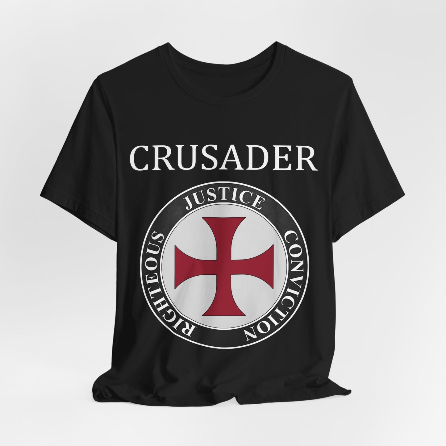 Crusader Symbol - Medieval Knight Shield Virtues T-shirt