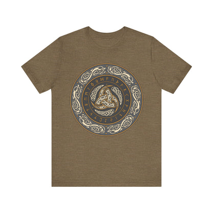 Horns of Odin Triskelion with Runes T-shirt