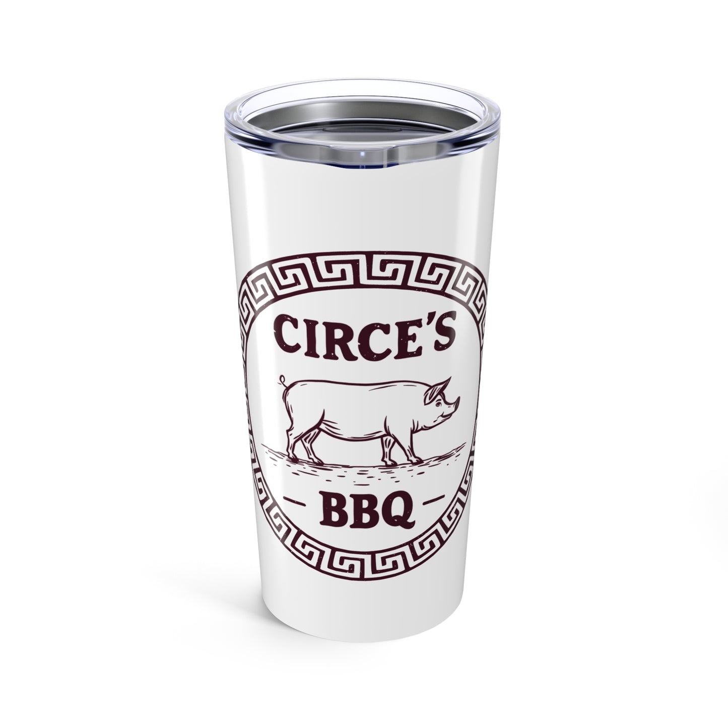 Circe's BBQ - The Odyssey Pun - Funny Greek Mythology Tumbler 20oz